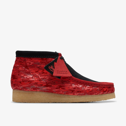 Wallabee Boot Red Camouflage - Clarks Men