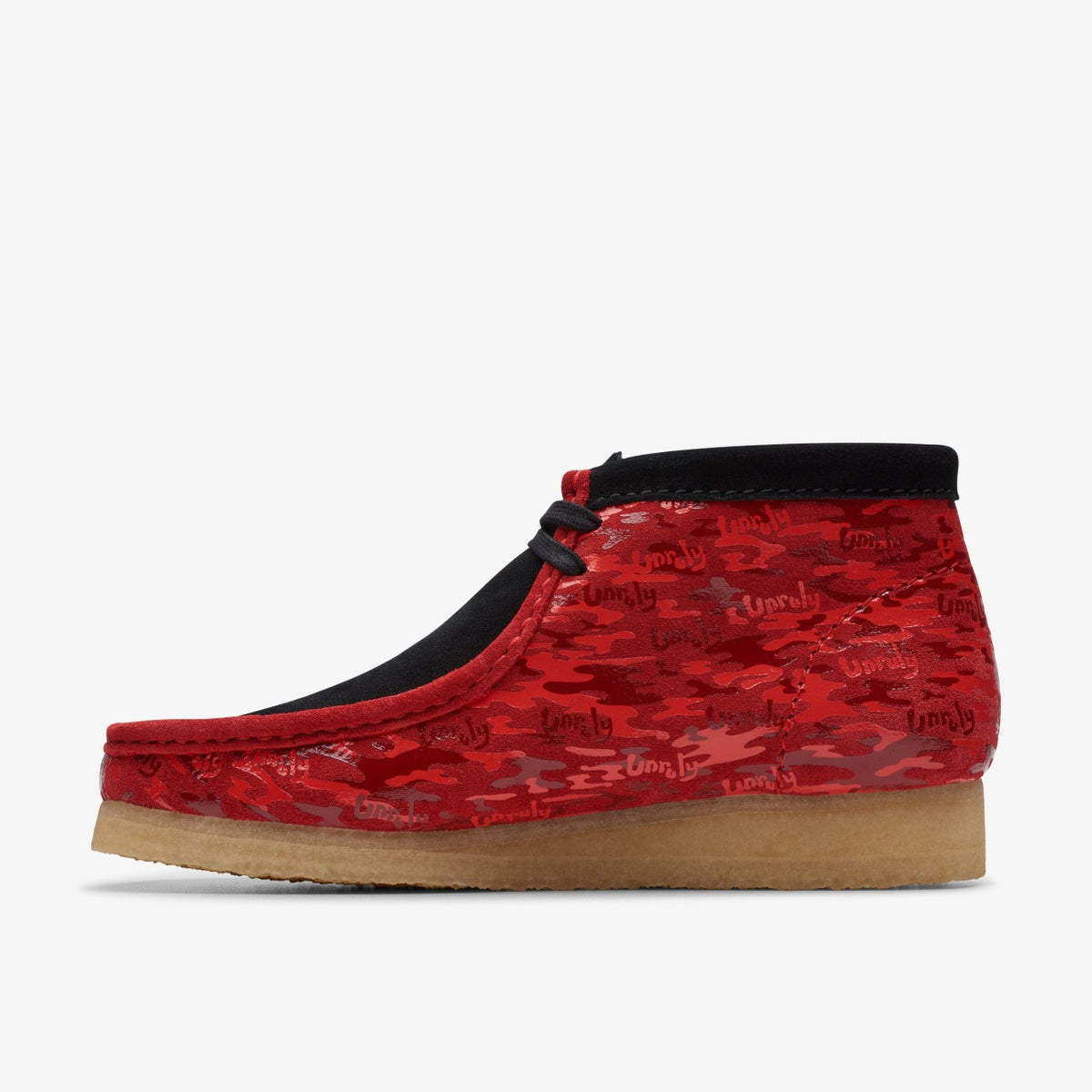 Wallabee Boot Red Camouflage - Clarks Men