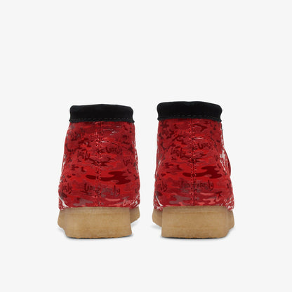 Wallabee Boot Red Camouflage - Clarks Men
