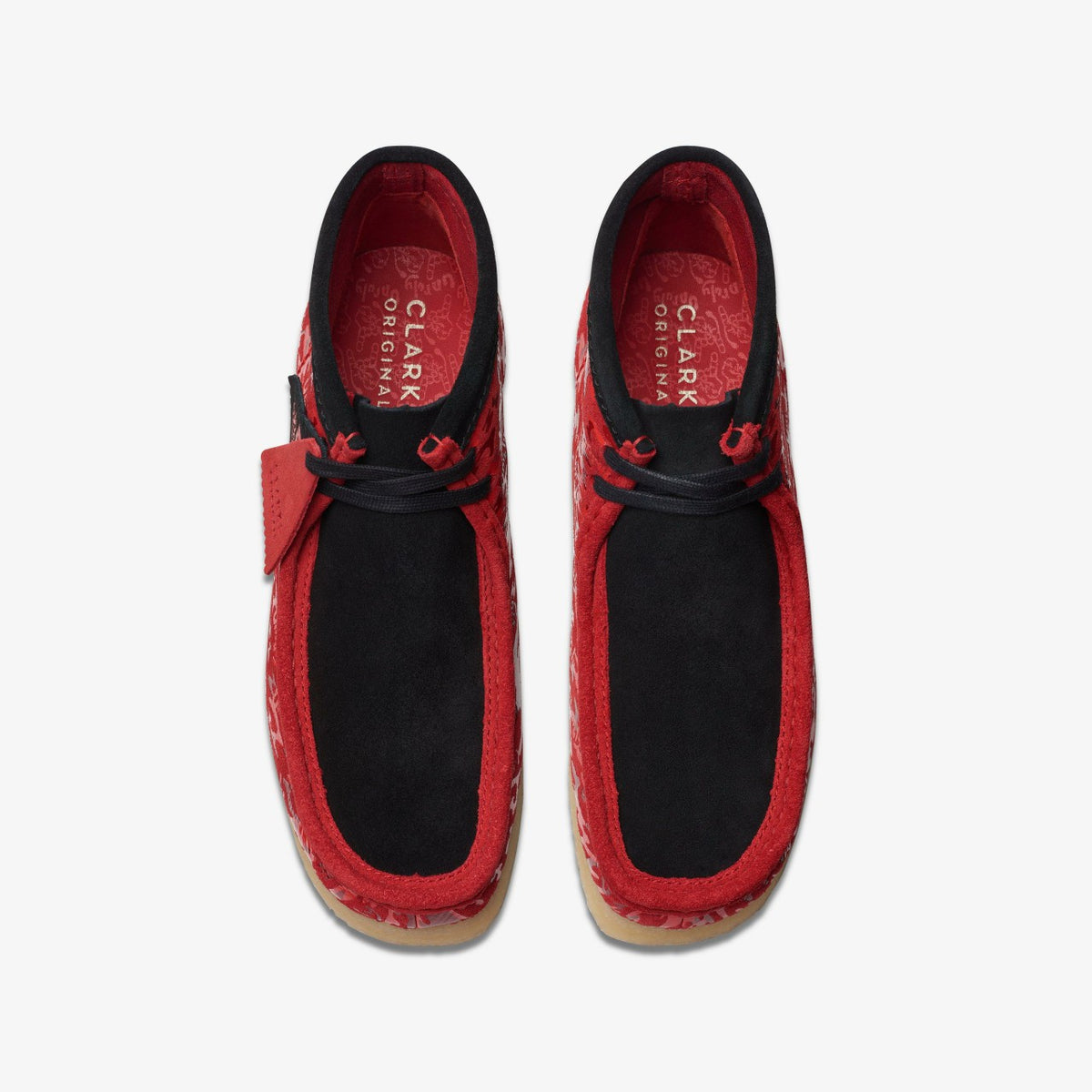 Wallabee Boot Red Camouflage - Clarks Men