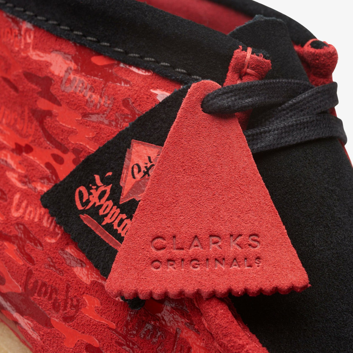 Wallabee Boot Red Camouflage - Clarks Men