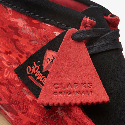 Wallabee Boot Red Camouflage - Clarks Men