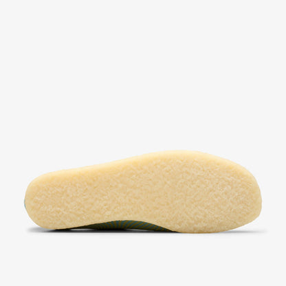 Wallabee Blue/Lime Print - Clarks Women