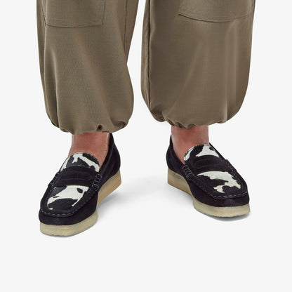 Wallabee Loafer Cow Print HairOn - Clarks Women