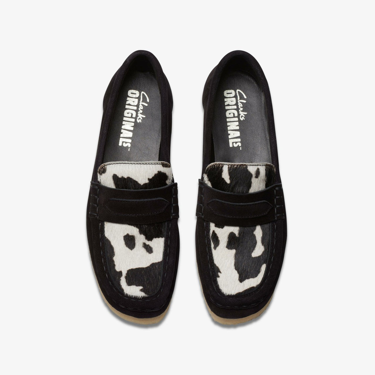Wallabee Loafer Cow Print HairOn - Clarks Women
