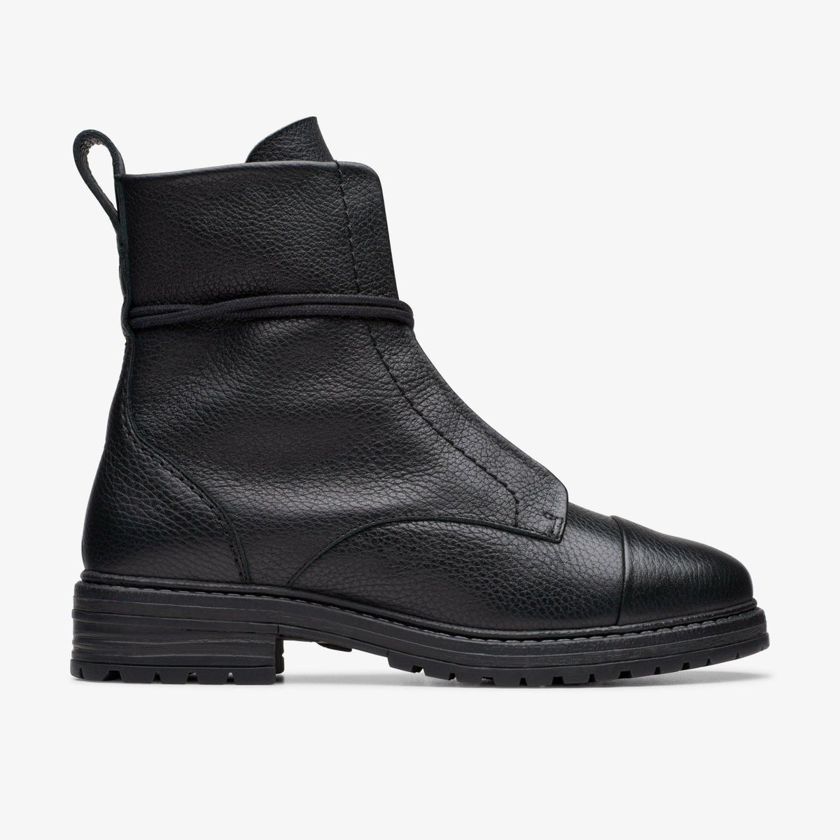 Rixley Lace Black Leather - Clarks Women