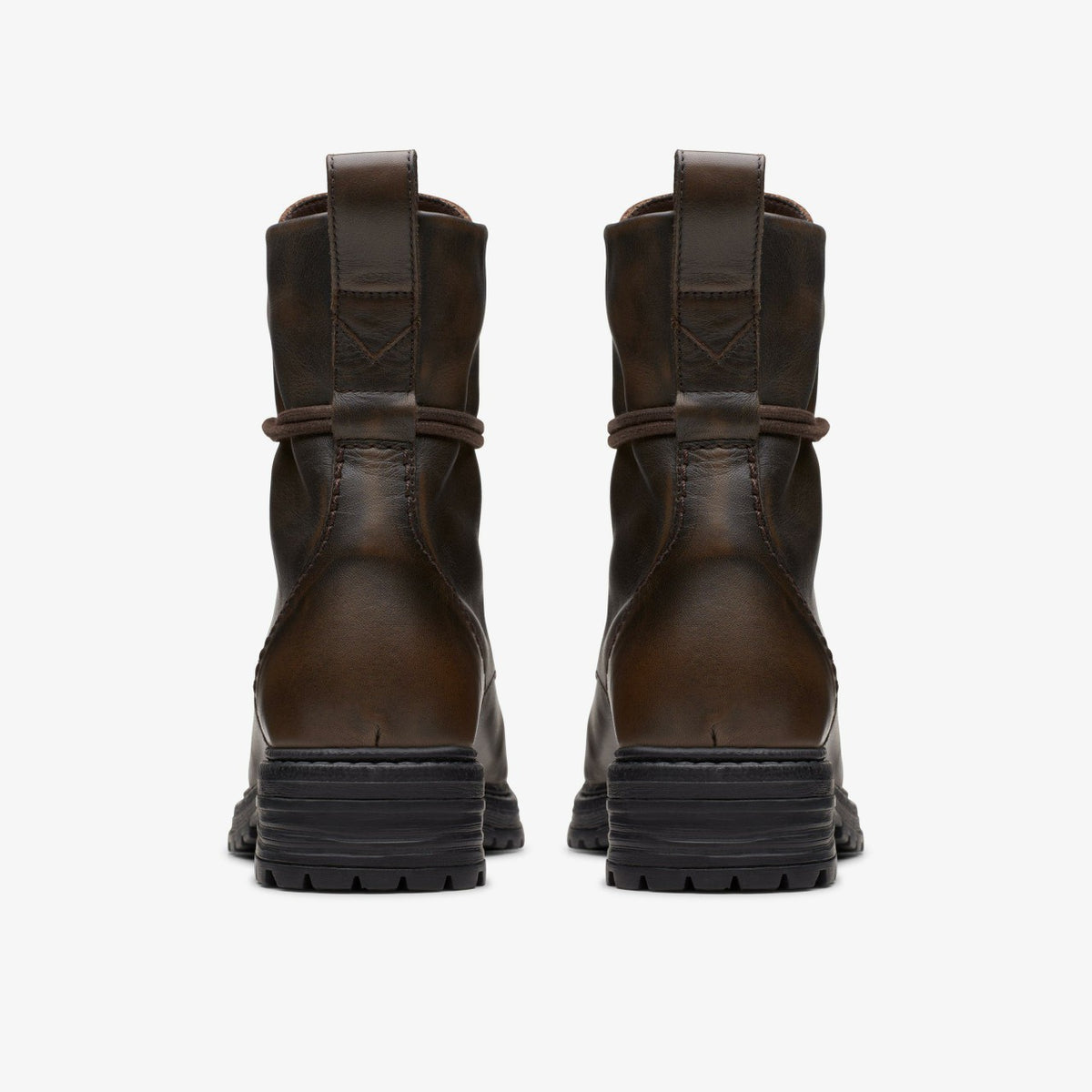 Rixley Lace Dark Brown Leather - Clarks Women