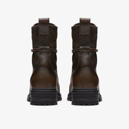 Rixley Lace Dark Brown Leather - Clarks Women