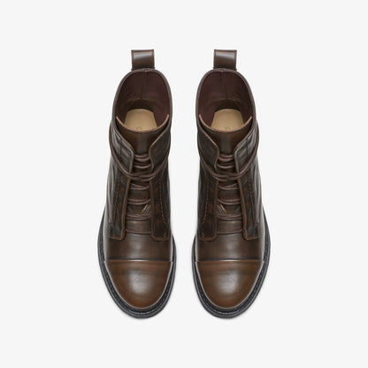Rixley Lace Dark Brown Leather - Clarks Women