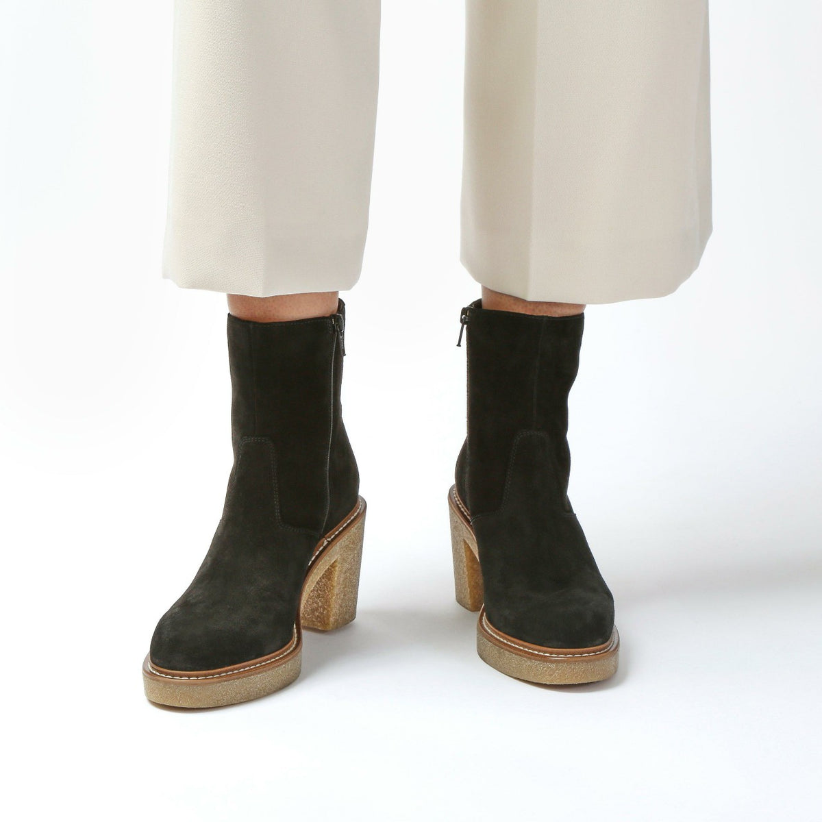Colden Up Black Suede - Clarks Women