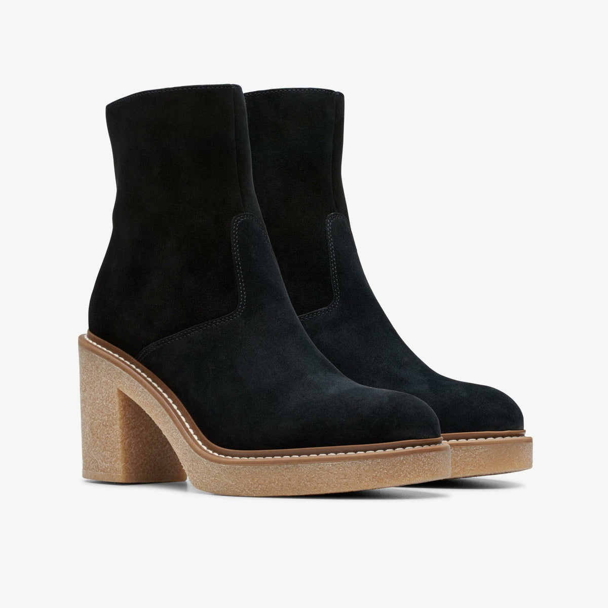 Colden Up Black Suede - Clarks Women