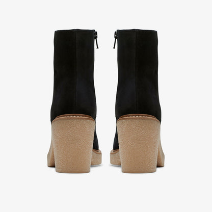 Colden Up Black Suede - Clarks Women
