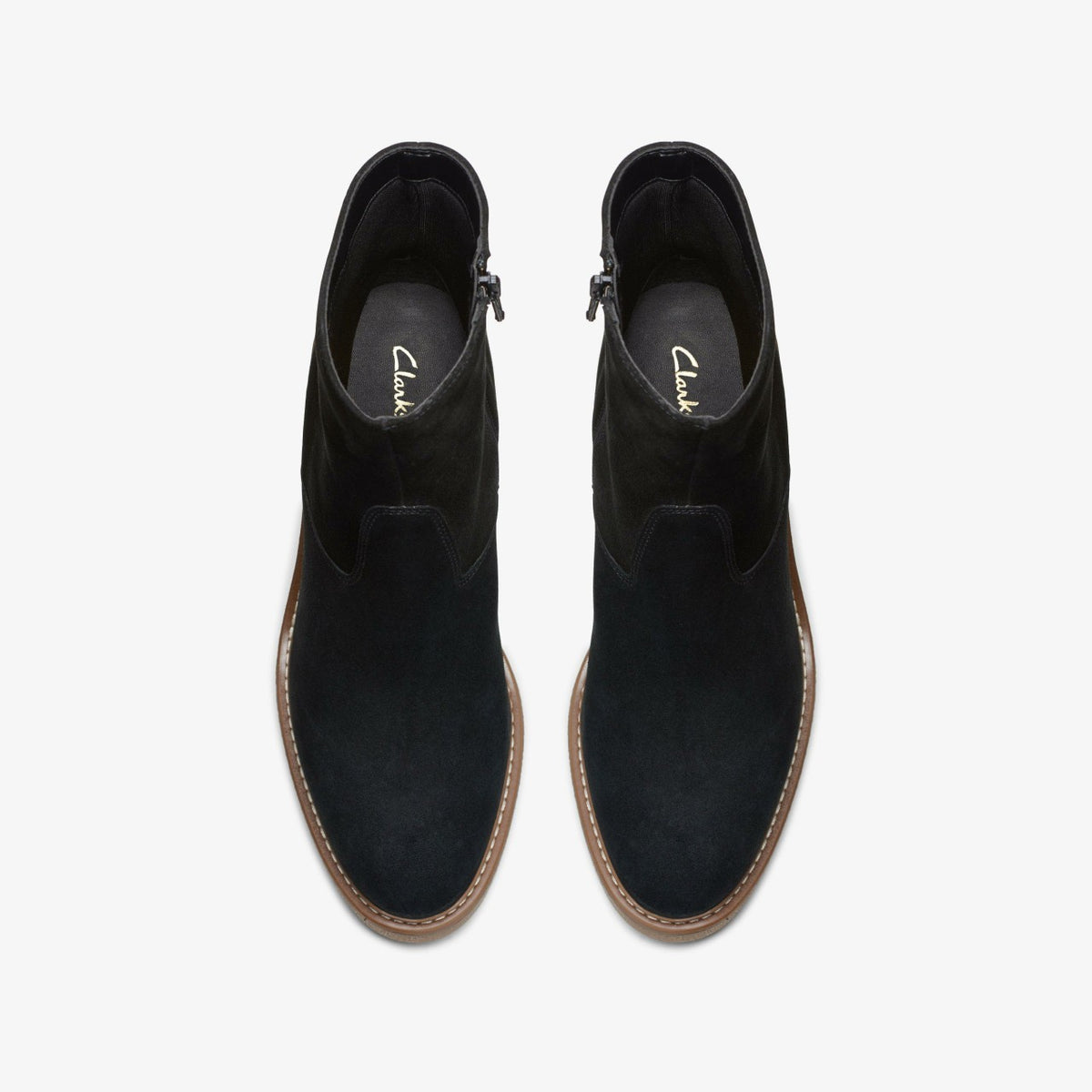 Colden Up Black Suede - Clarks Women