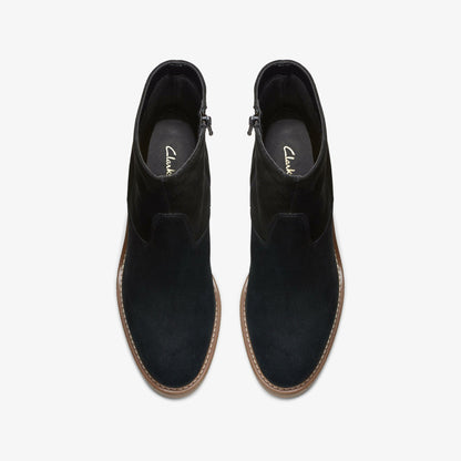 Colden Up Black Suede - Clarks Women