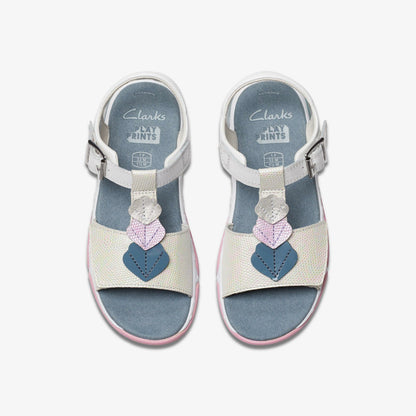 Osian Charm Kid White - Clarks Kids