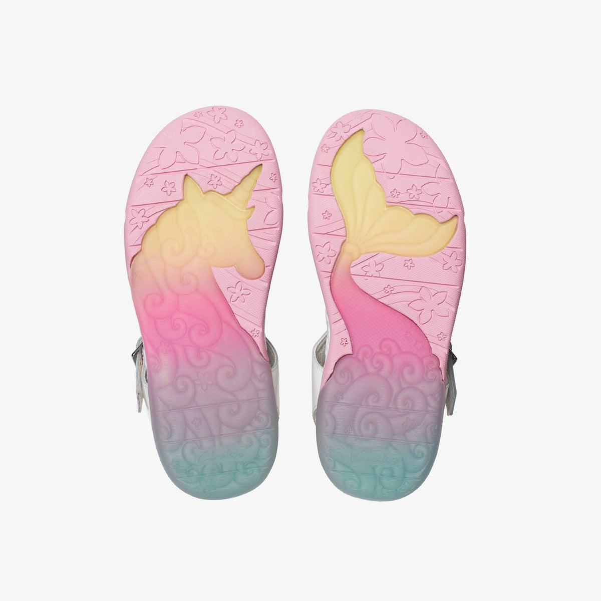 Osian Charm Kid White - Clarks Kids
