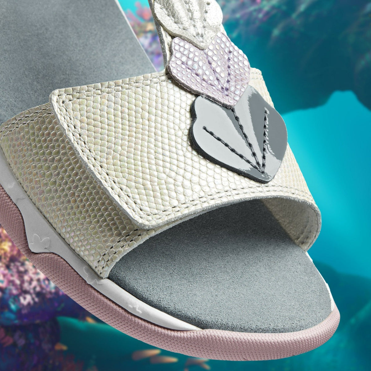 Osian Charm Kid White - Clarks Kids