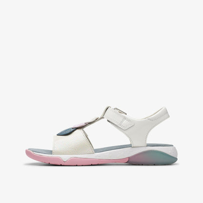 Osian Charm Kid White - Clarks Kids