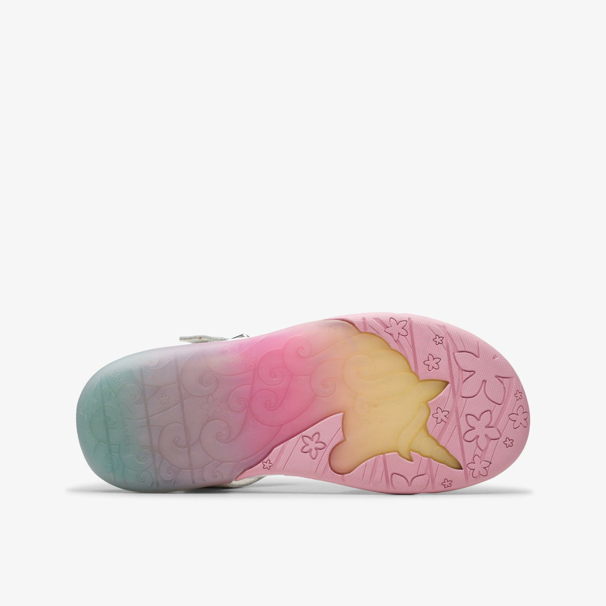 Osian Charm Kid White - Clarks Kids