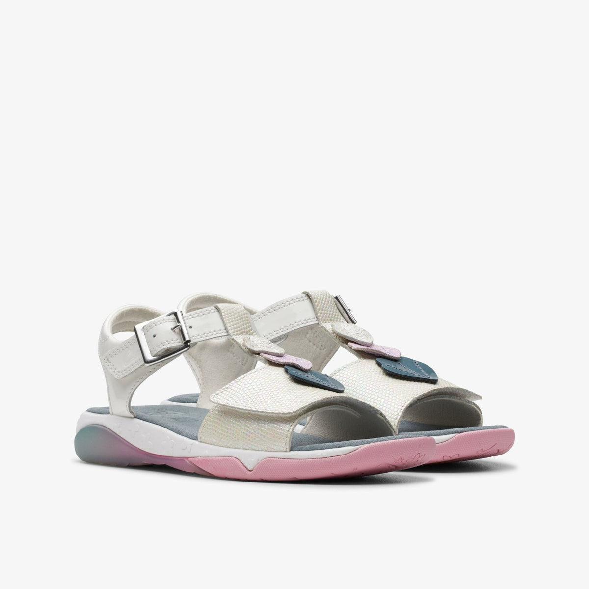 Osian Charm Kid White - Clarks Kids