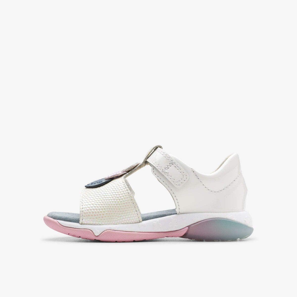 Osian Charm Toddler White - Clarks Kids|Babies