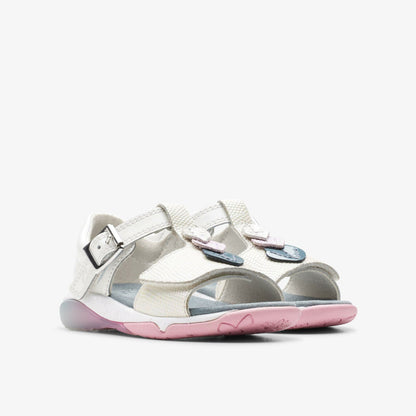 Osian Charm Toddler White - Clarks Kids|Babies