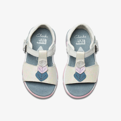 Osian Charm Toddler White - Clarks Kids|Babies
