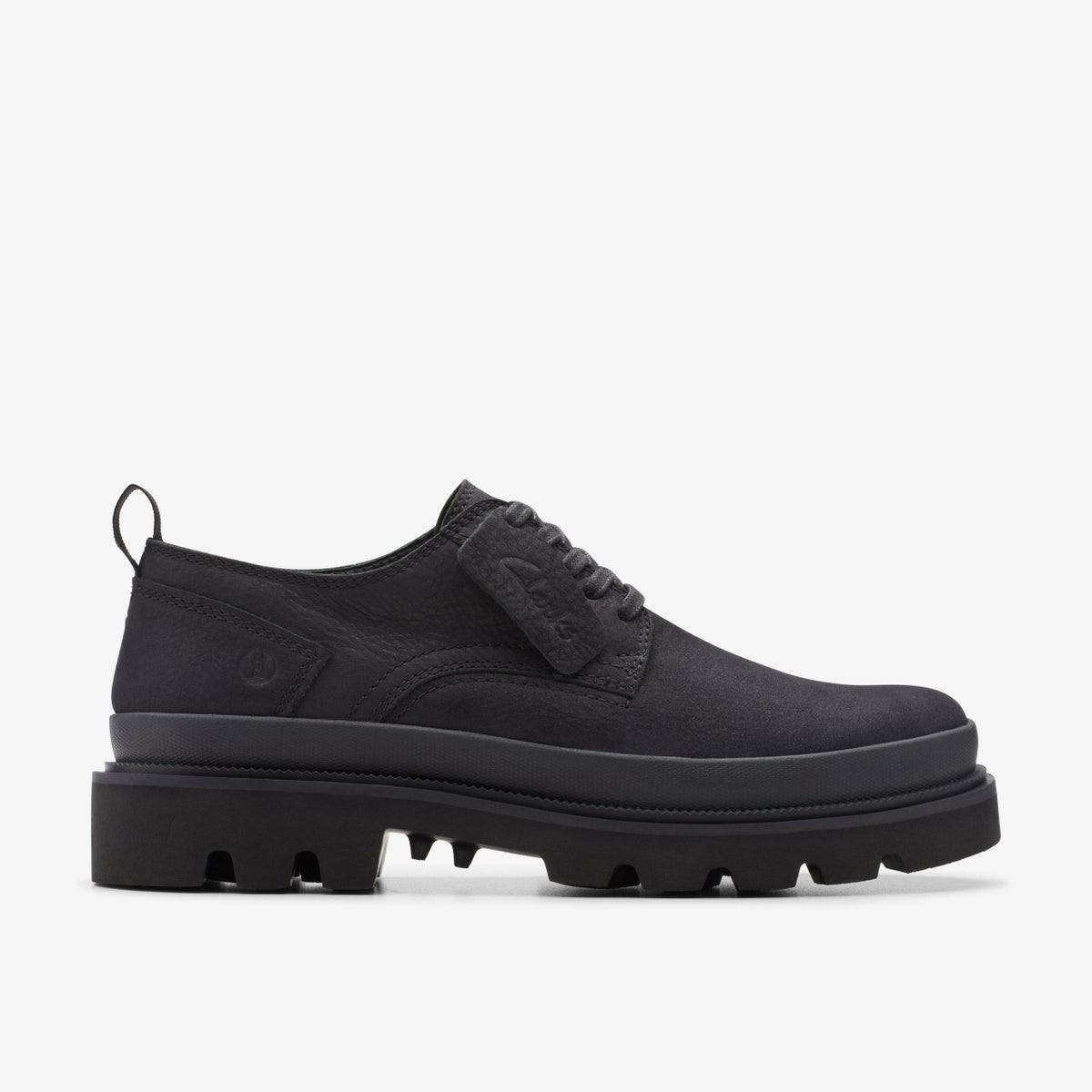 Badell Lace Black Nubuck - Clarks Men