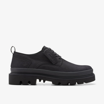 Badell Lace Black Nubuck - Clarks Men