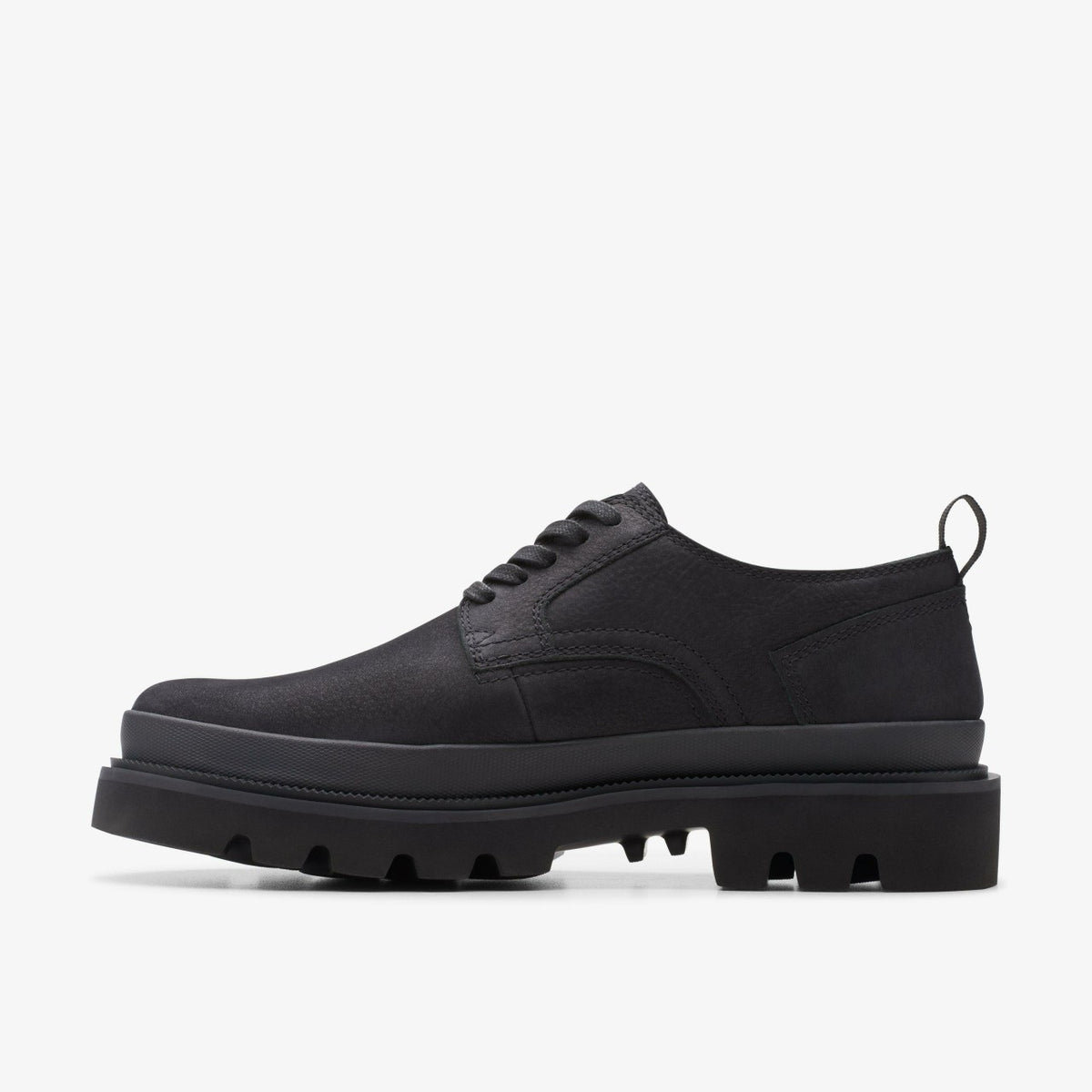 Badell Lace Black Nubuck - Clarks Men