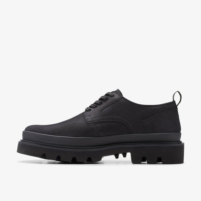 Badell Lace Black Nubuck - Clarks Men