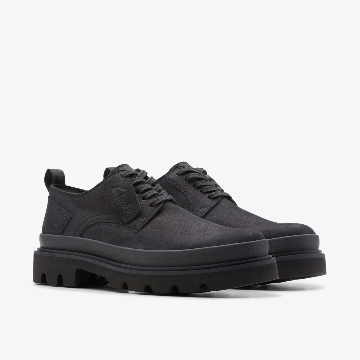 Badell Lace Black Nubuck - Clarks Men