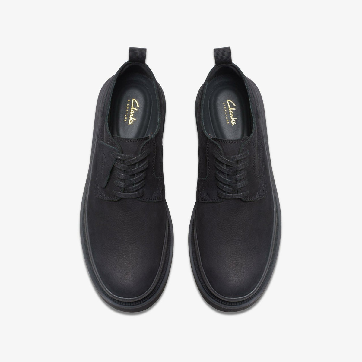 Badell Lace Black Nubuck - Clarks Men