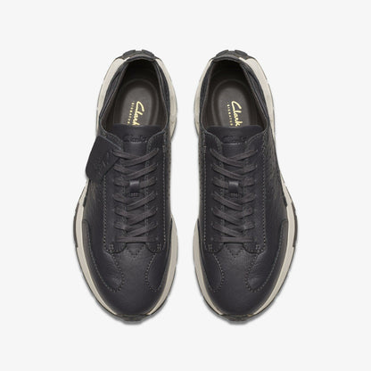 Craft Speed Dark Grey Leather - Clarks Men