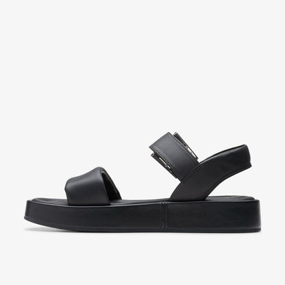 Alda Strap Black Leather - Clarks Women