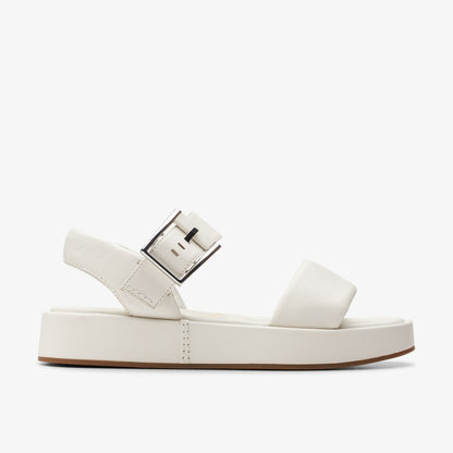 Alda Strap Off White Leather - Clarks Women
