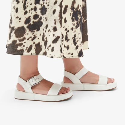 Alda Strap Off White Leather - Clarks Women