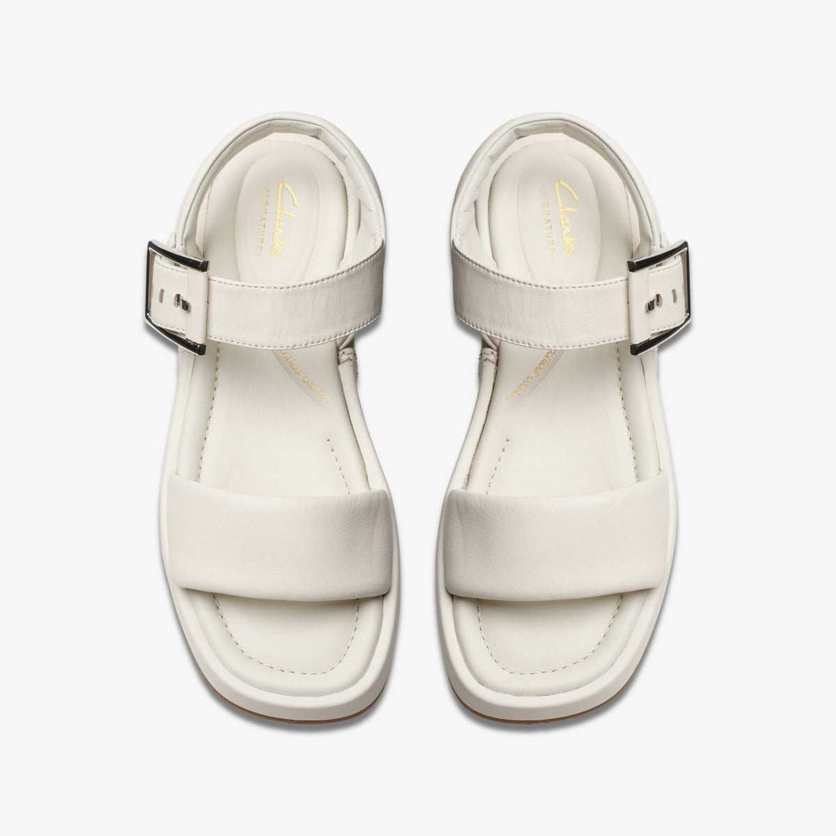 Alda Strap Off White Leather - Clarks Women