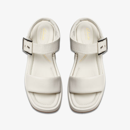 Alda Strap Off White Leather - Clarks Women
