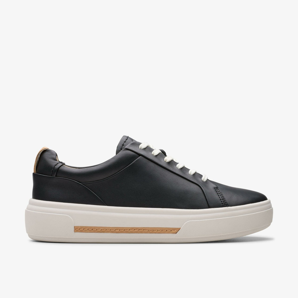 Hollyhock Walk Black Leather - Clarks Women
