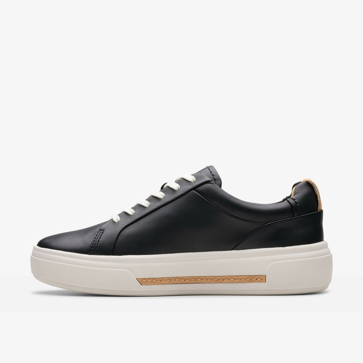Hollyhock Walk Black Leather - Clarks Women