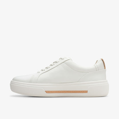 Hollyhock Walk Off White Leather - Clarks Women
