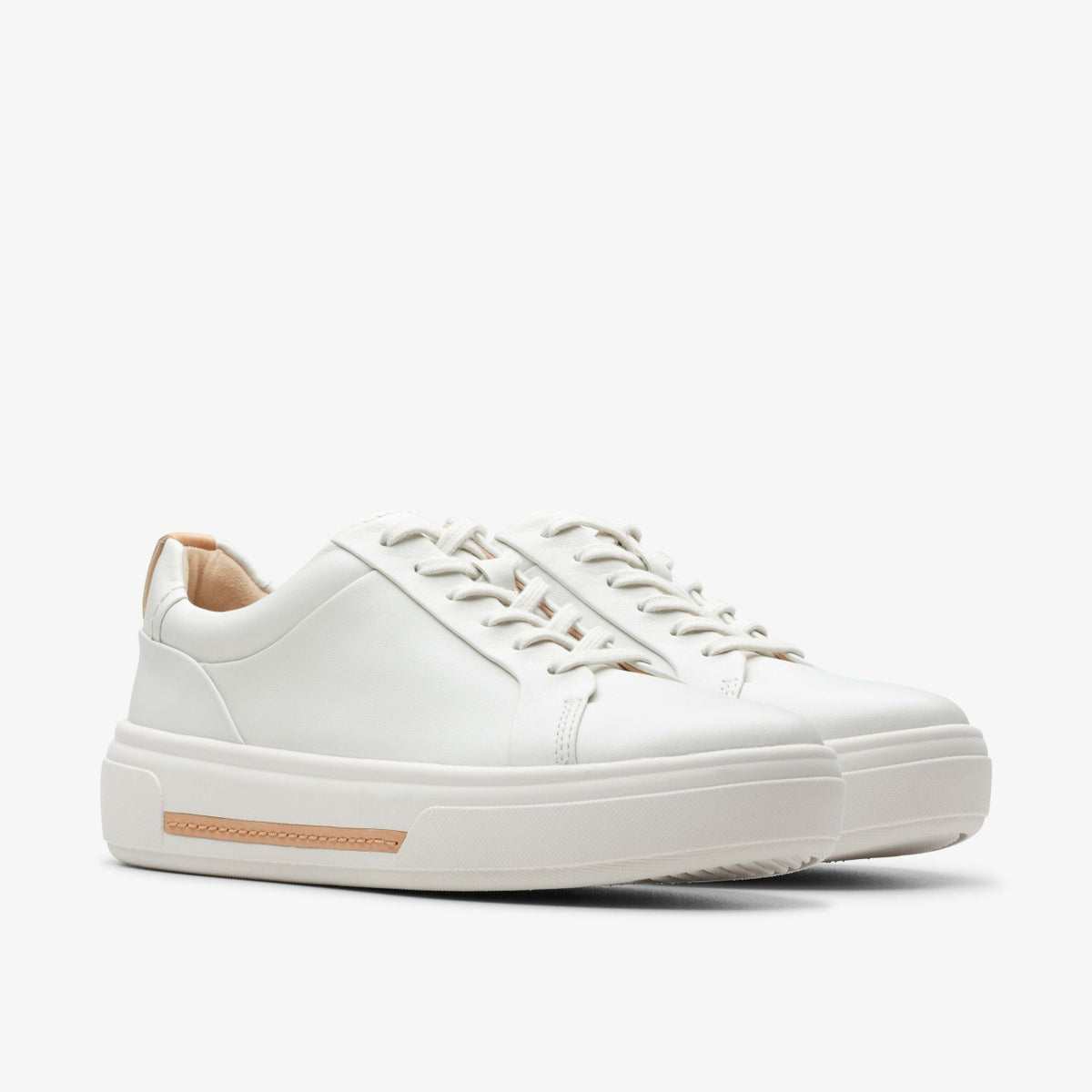 Hollyhock Walk Off White Leather - Clarks Women