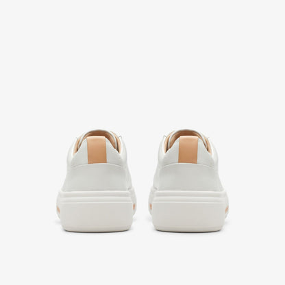 Hollyhock Walk Off White Leather - Clarks Women