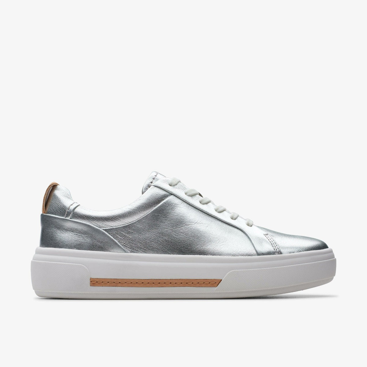 Hollyhock Walk Silver Leather - Clarks Women