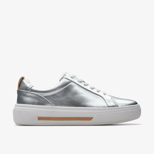 Hollyhock Walk Silver Leather - Clarks Women