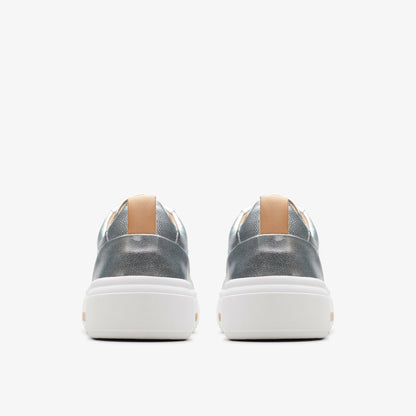 Hollyhock Walk Silver Leather - Clarks Women