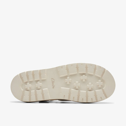 Orianna Twist Off White Leather - Clarks Women