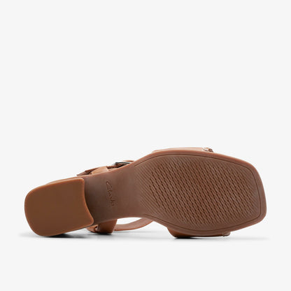 Siara 65 Buckle Tan Leather - Clarks Women