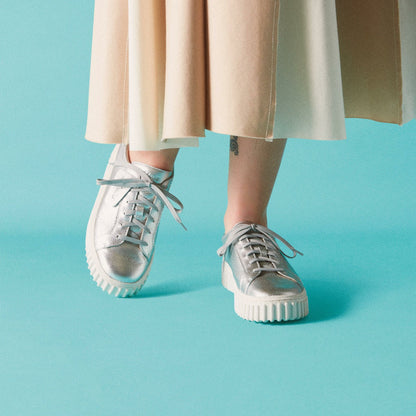 Mayhill Walk Silver Metallic - Clarks Women